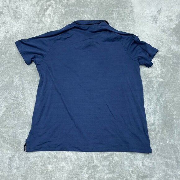 Hurley Men’s Polo Shirt Navy XL Polyester Blend Lightweight a0682 - Picture 5 of 6